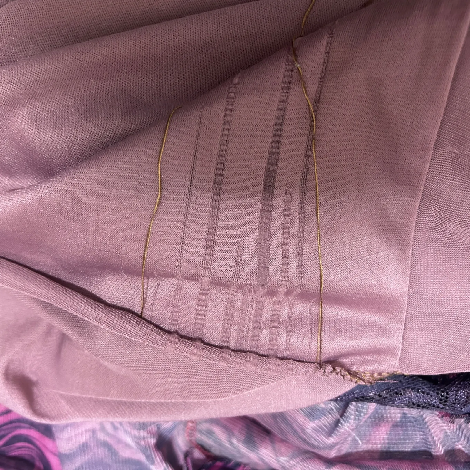 Y2K Womens Whimsygoth Skirt Purple Black Floral Lace Waist‎ Midi Fairygrunge - Image 8