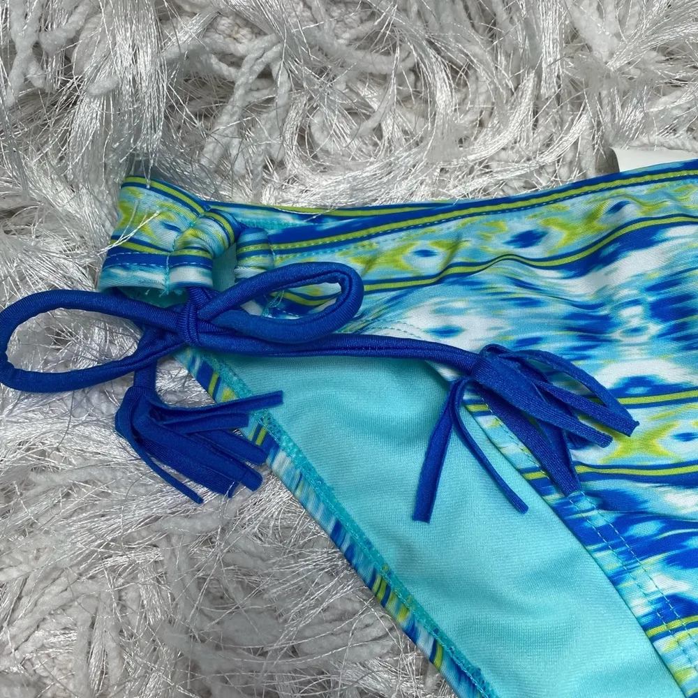 Juniors' Fringe Bikini Top & Side-Tie Bikini Bottom Swimsuit Bathing Suit - Image 3