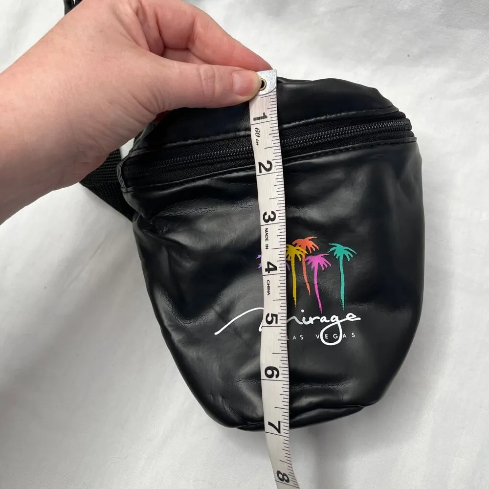 Mirage Las Vegas Black Fanny Pack Belt Bag Casino memorabilia - Image 10