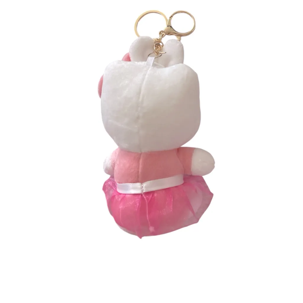 HELLO KITTY 3D PLUSH BAG CHARM WITH SPARKLE ACCENTS - Image 3
