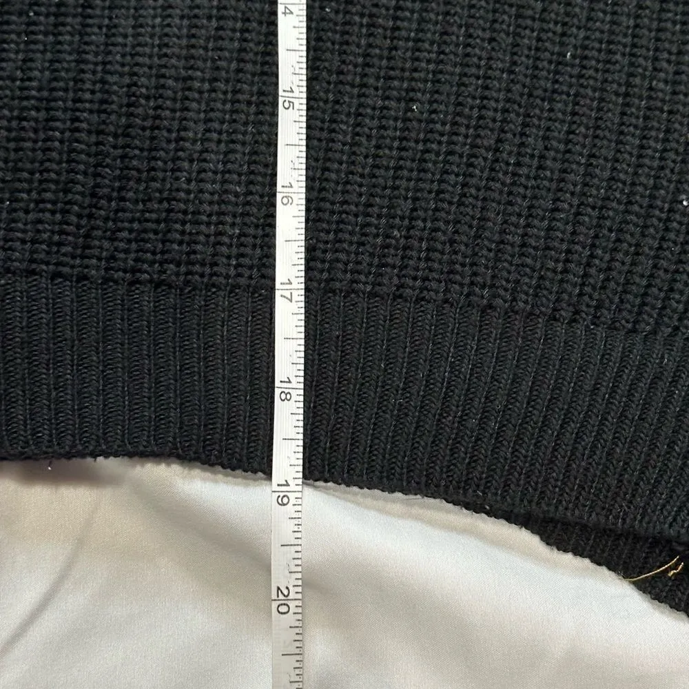 Say What? Color Block Chunky Knit Pull Over Sweater Size Medium - Image 7