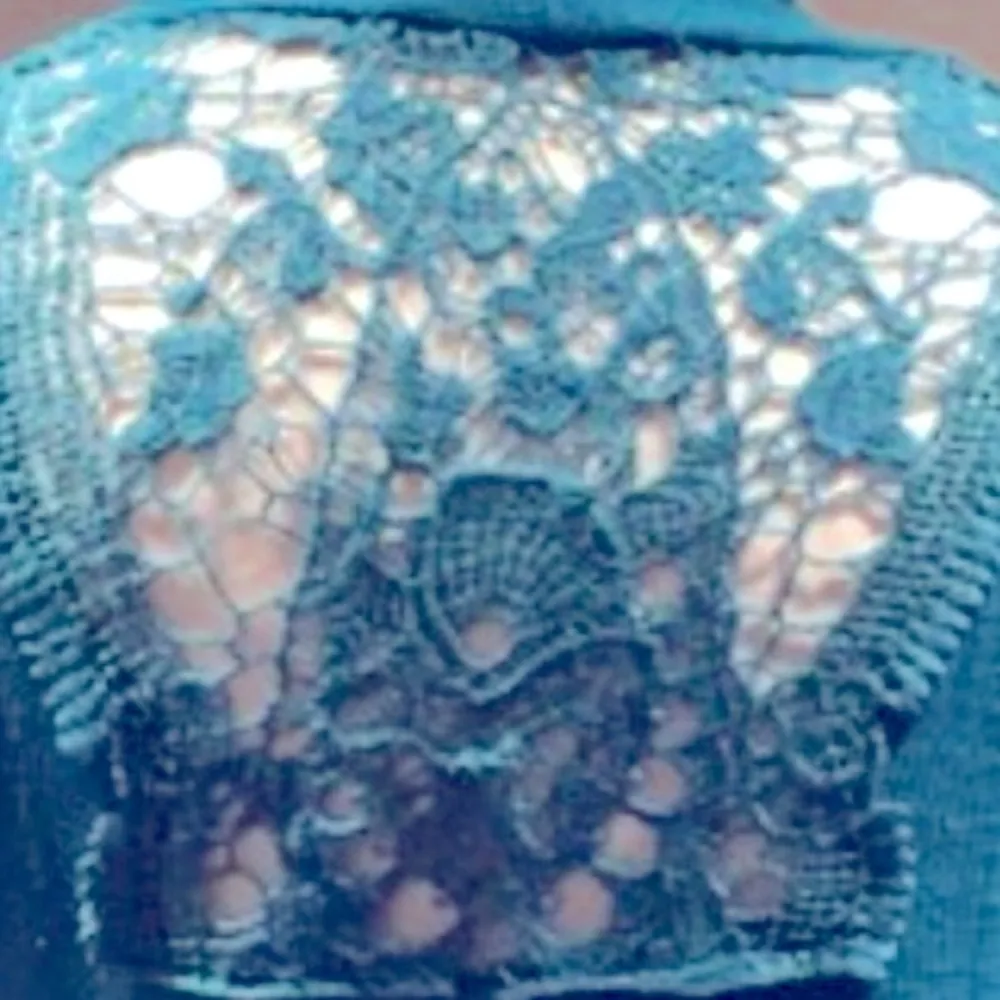 Julie’s Closet Teal Open Cardigan  - Image 3