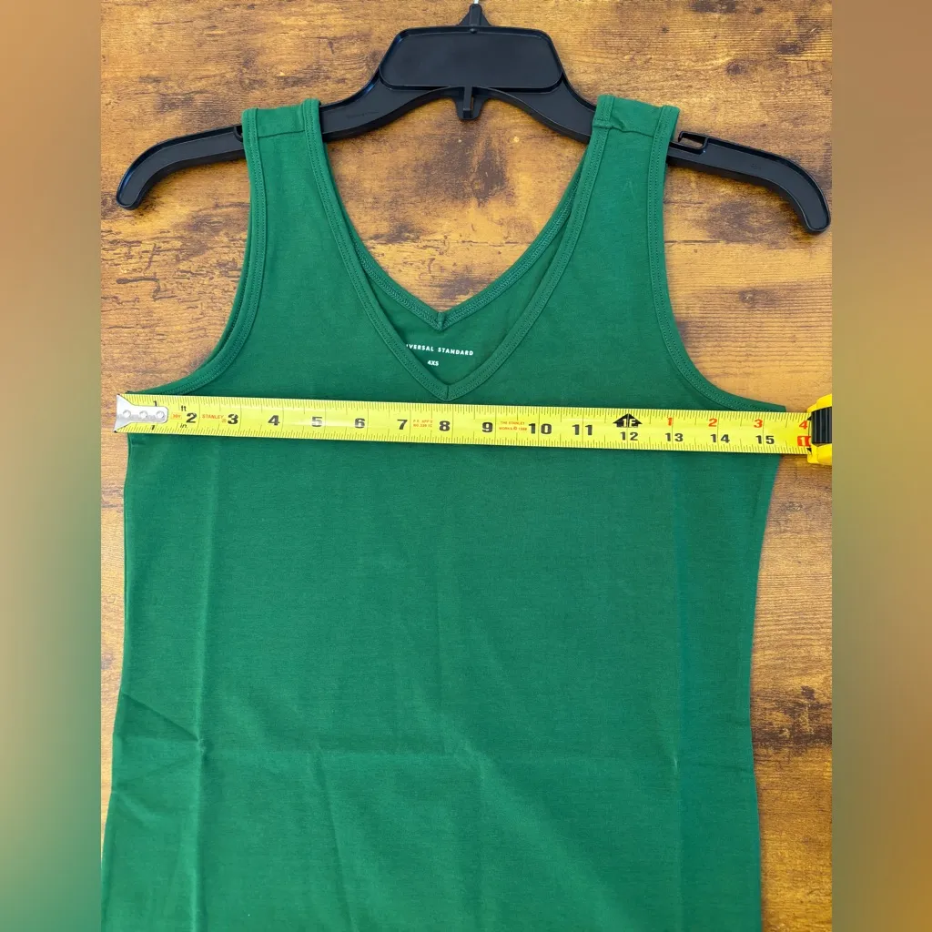 NWT Universal Standard Forest Green Tank Top Women's 4XS (00-0 / XS) - Image 7