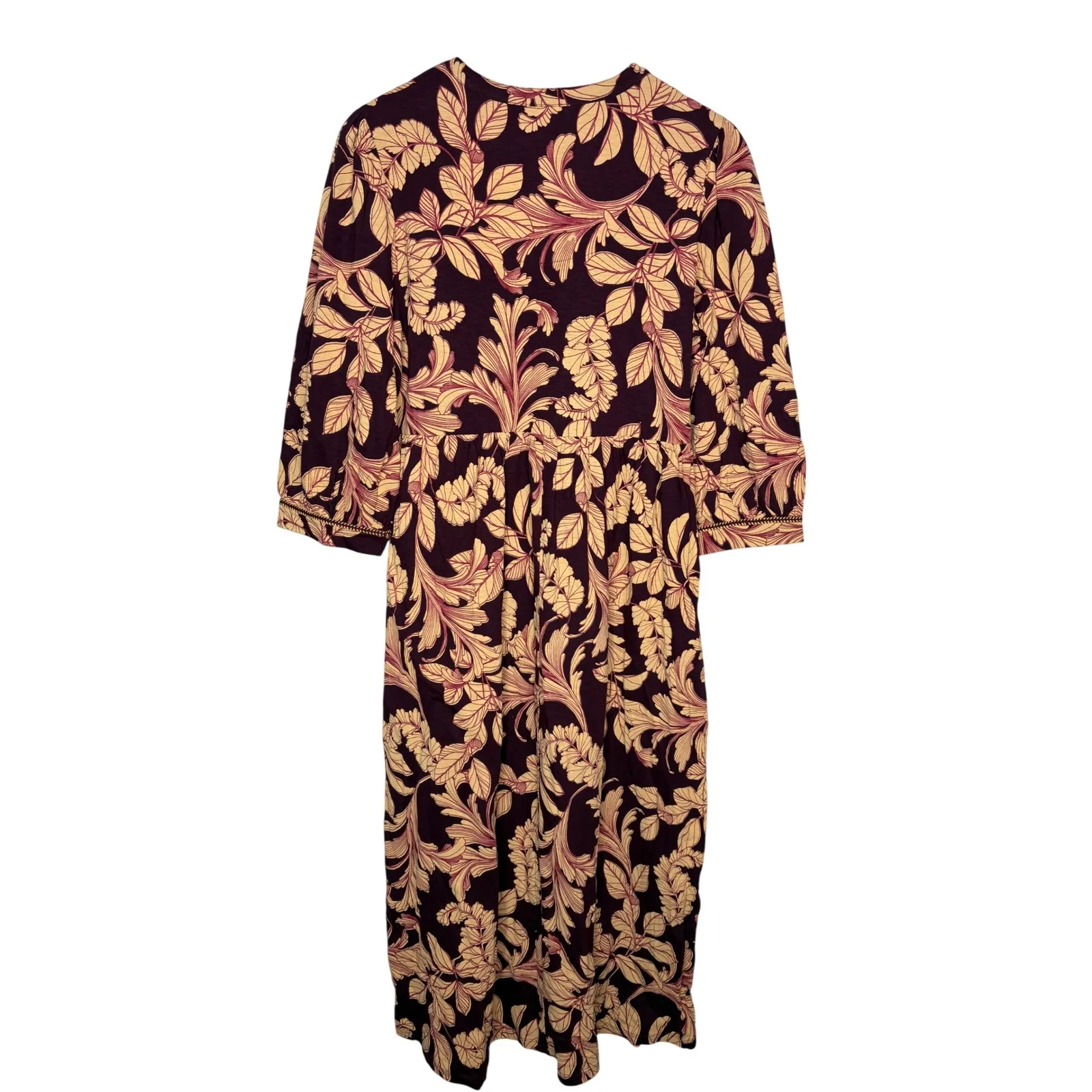 Soft Surroundings Boho Embroidered Sequin V-Neck Tunic Peasant Dress Size Small - Image 7