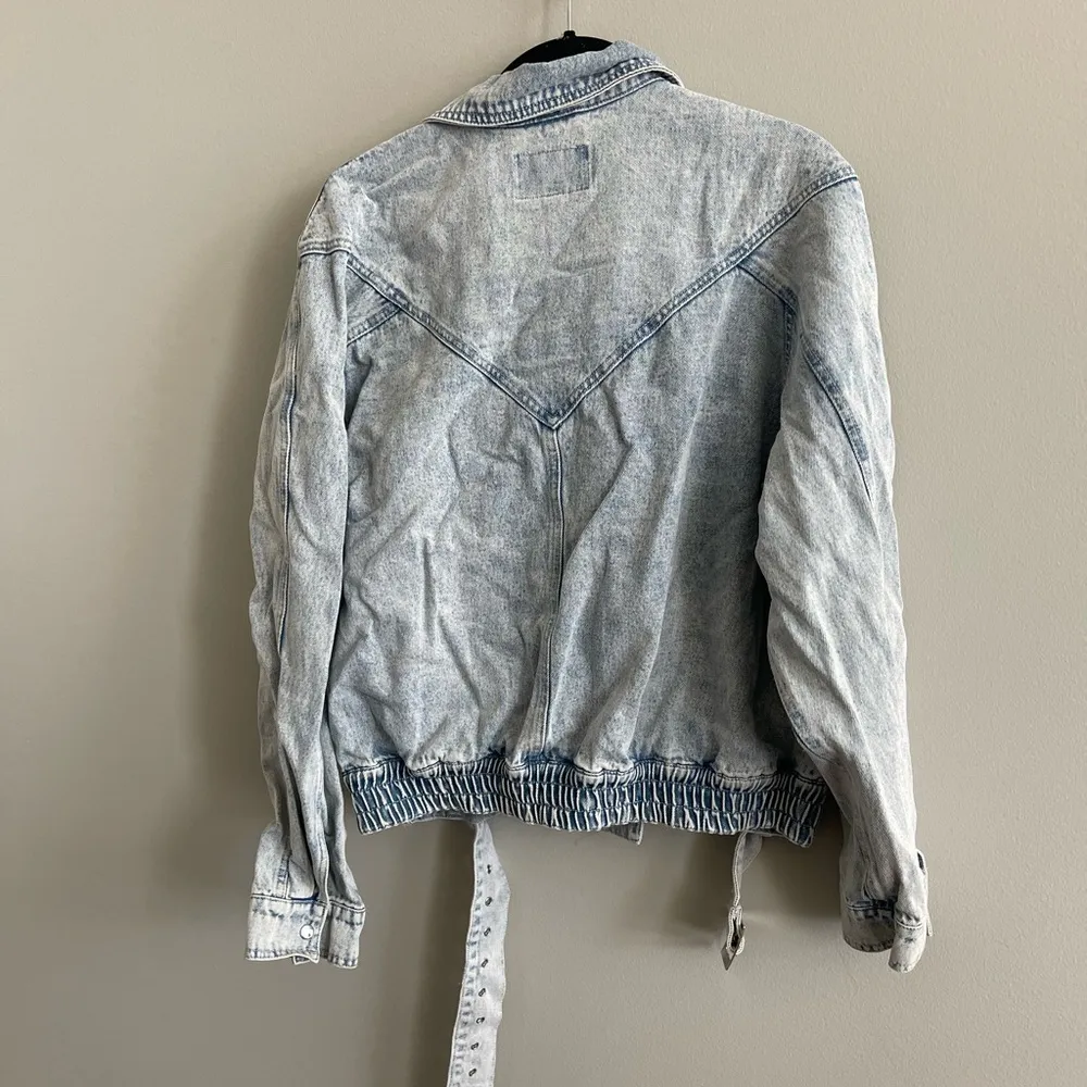 Haute Monde Moto Denim Jacket - Image 4