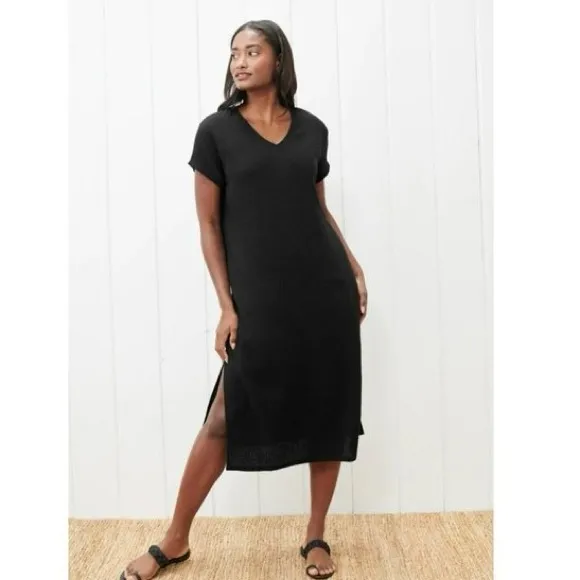 JENNI KAYNE Cypress Caftan Dress XS 21” p2p Black $225 Retail NWT - Image 5