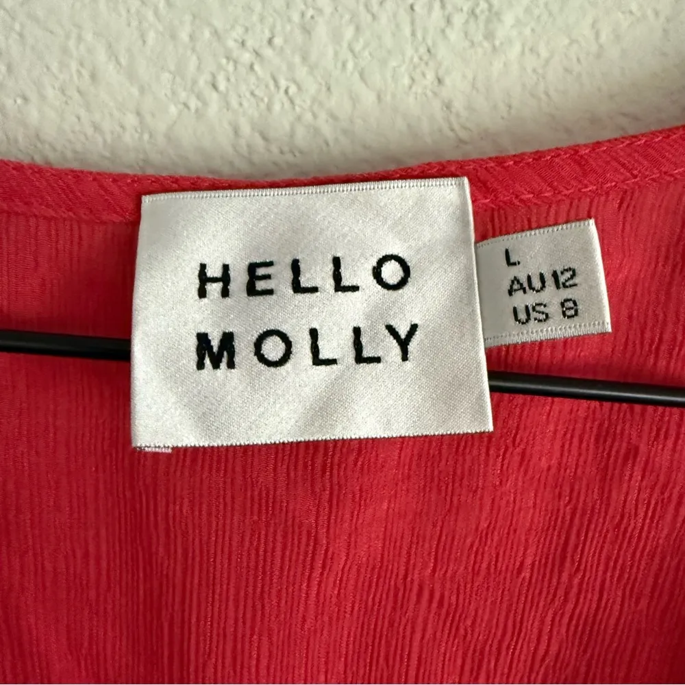 Hello Molly Lost Somebody Dress Rose. Size 8 (Large) - Image 8