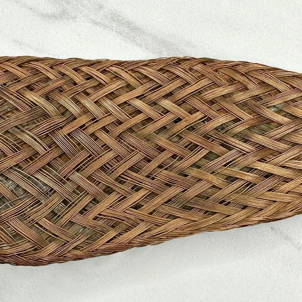 Boho Braided Wire Tie Belt Size XS Small Womens Blue - Image 9