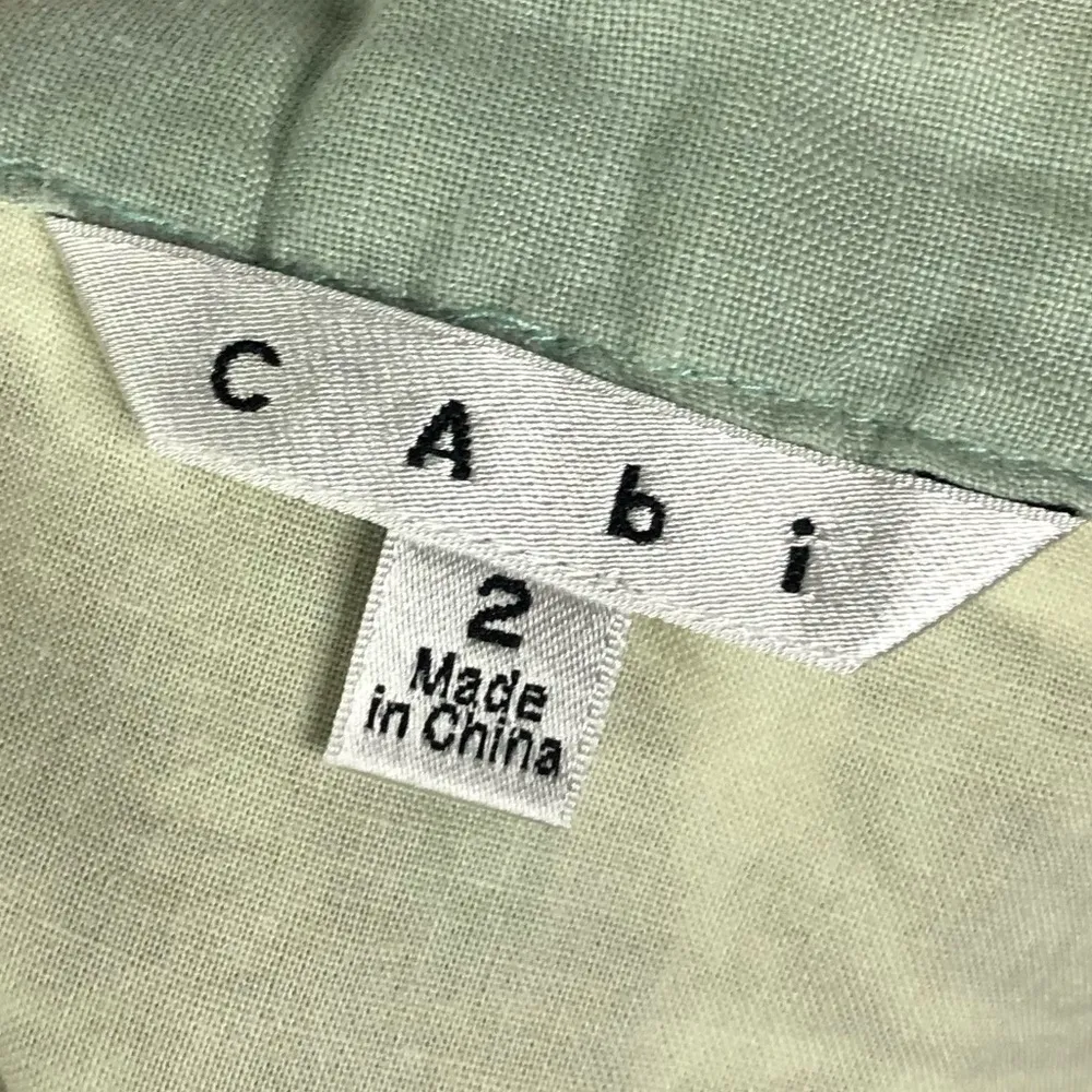 Cabi Brown & Yellow Boho Stripe Treasure Knee Length A-Line Skirt 2 #917 - Image 5