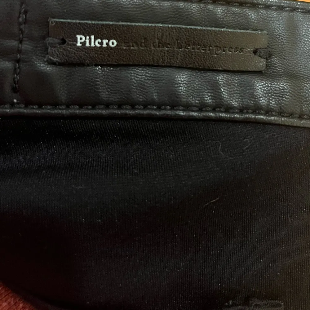 Anthropologie Pilcro Faux Leather Moto Legging - Image 2