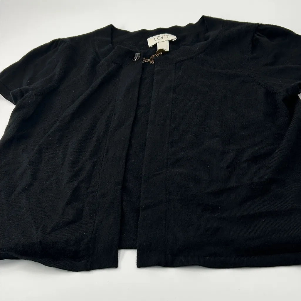 LOFT Classic Black Knit Sweater - Image 12
