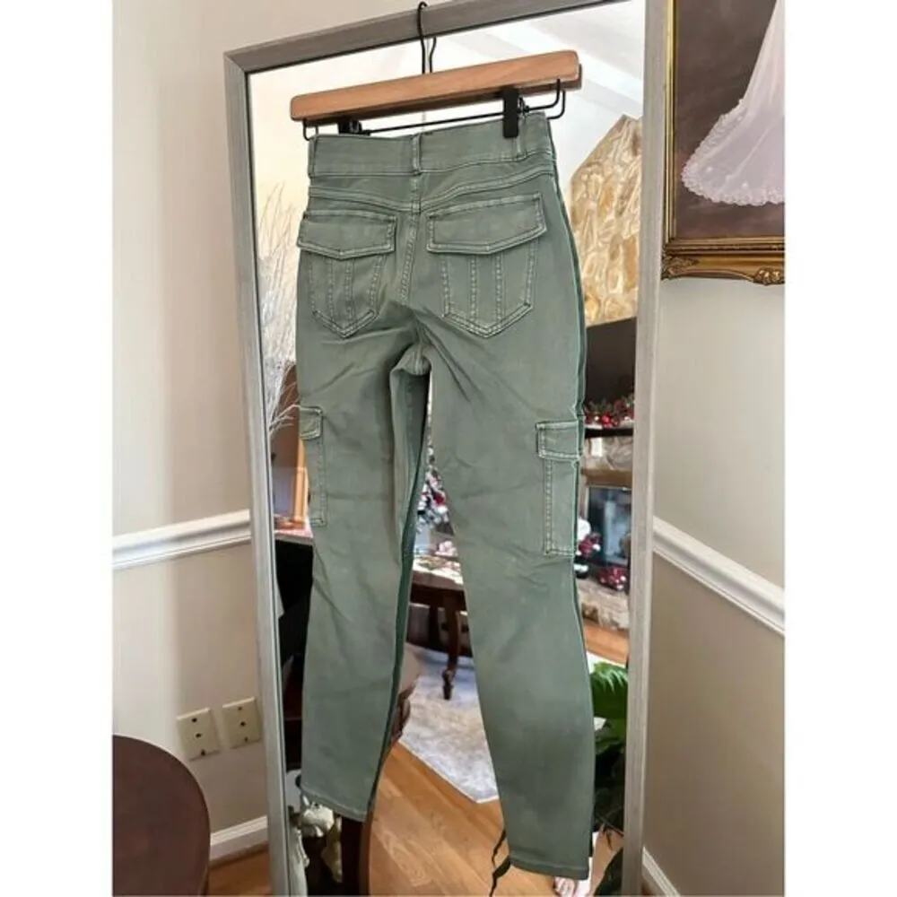 SPANX Women's Stretch Twill Ankle Cargo Pants, Soft Sage, ‎  Retail 99.00 - Image 5