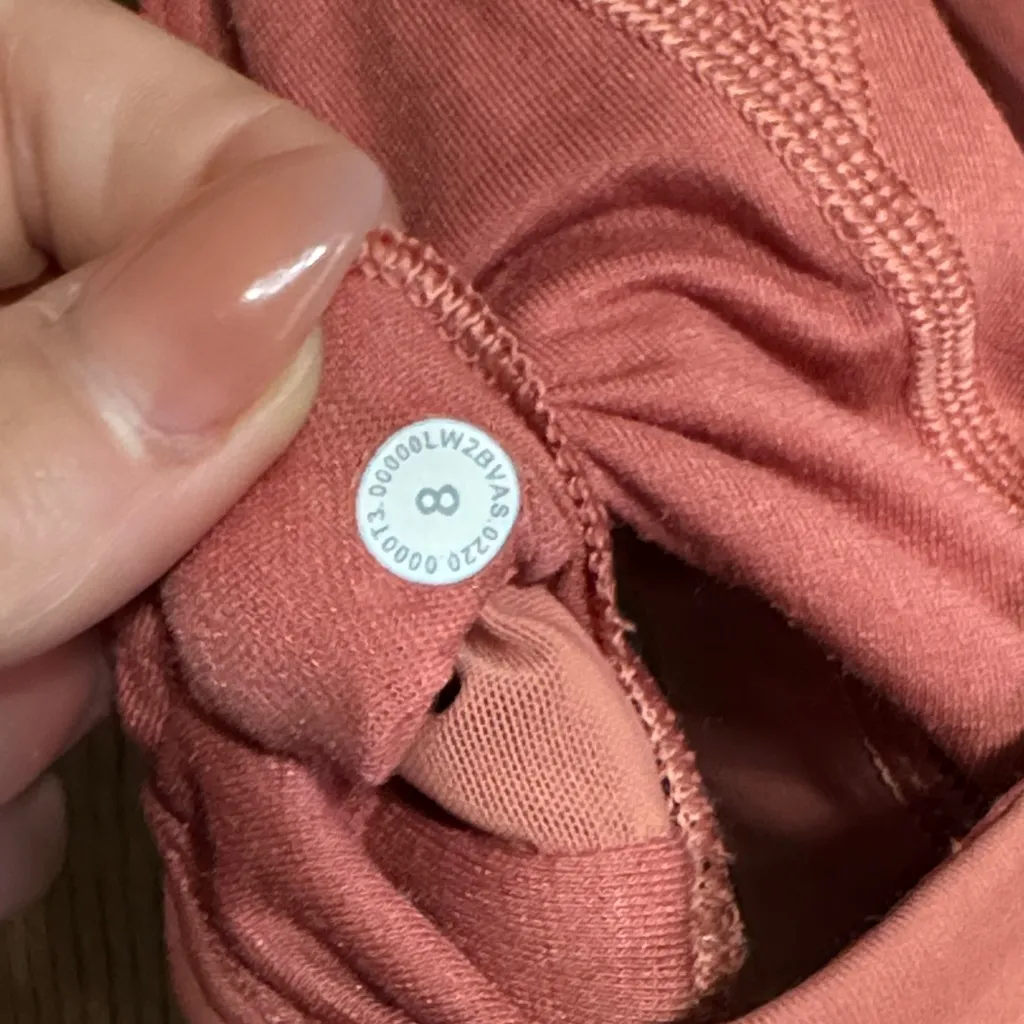 lululemon athletica Rustics Coral Free To Be Elevated Bra sz8 - Image 4