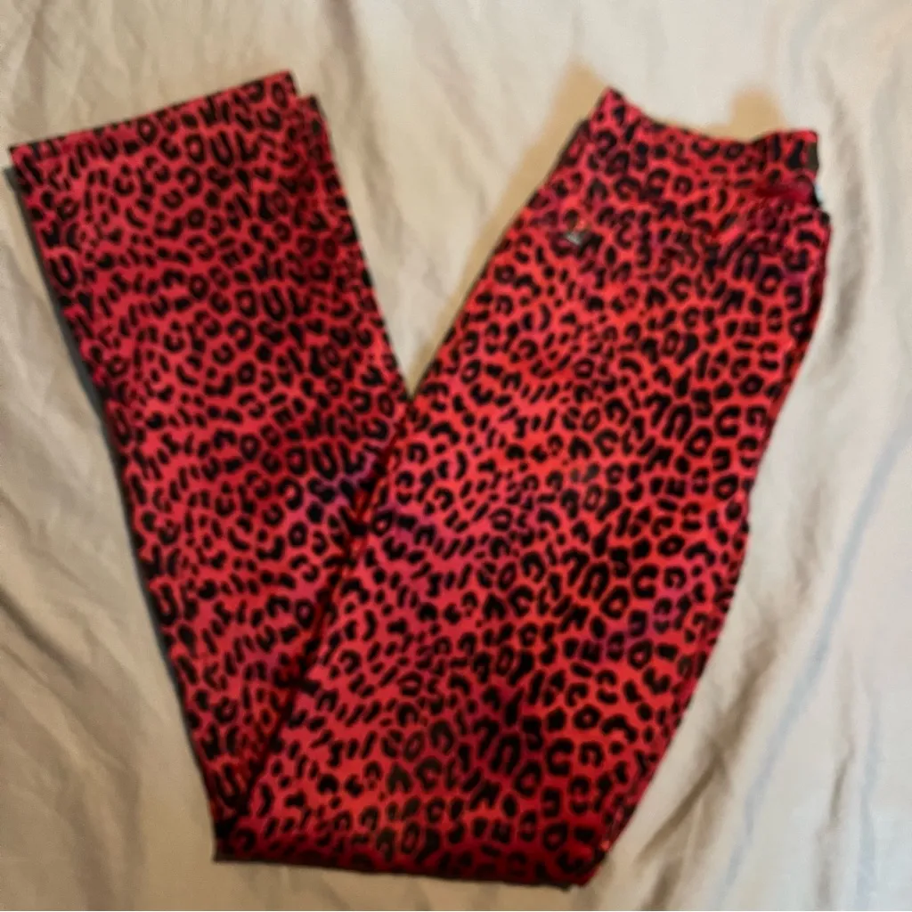 Vintage Guess? Satin/Velvet Pants Sz 31 - Image 6