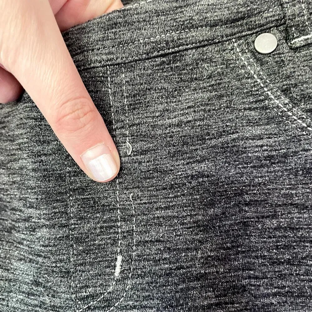 Kuhl gray heathered pants jegging style women's size 12 regular casual comfort - Image 3