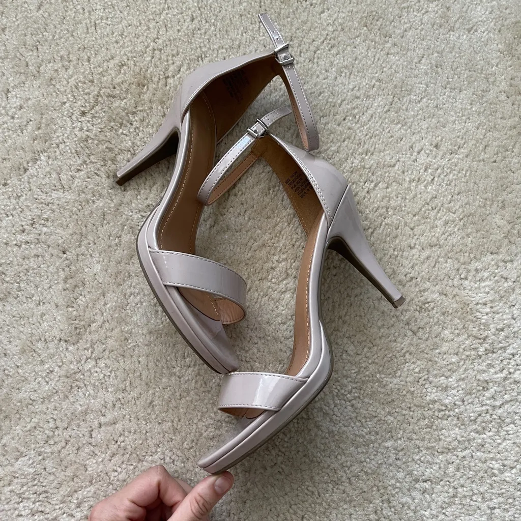 Elegant Women's Heels Nude Cream 10W Size 10 - Image 5