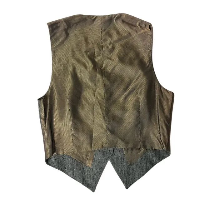 J PETERMAN 3 Piece Pantsuit Longline Jacket Pants Vest Wool Lined Womens VINTAGE Size 10 - Image 8