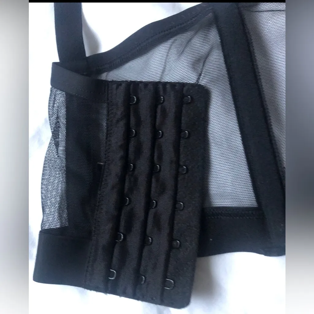 Victoria Secret Bralette Black Triangle Lace - Image 3