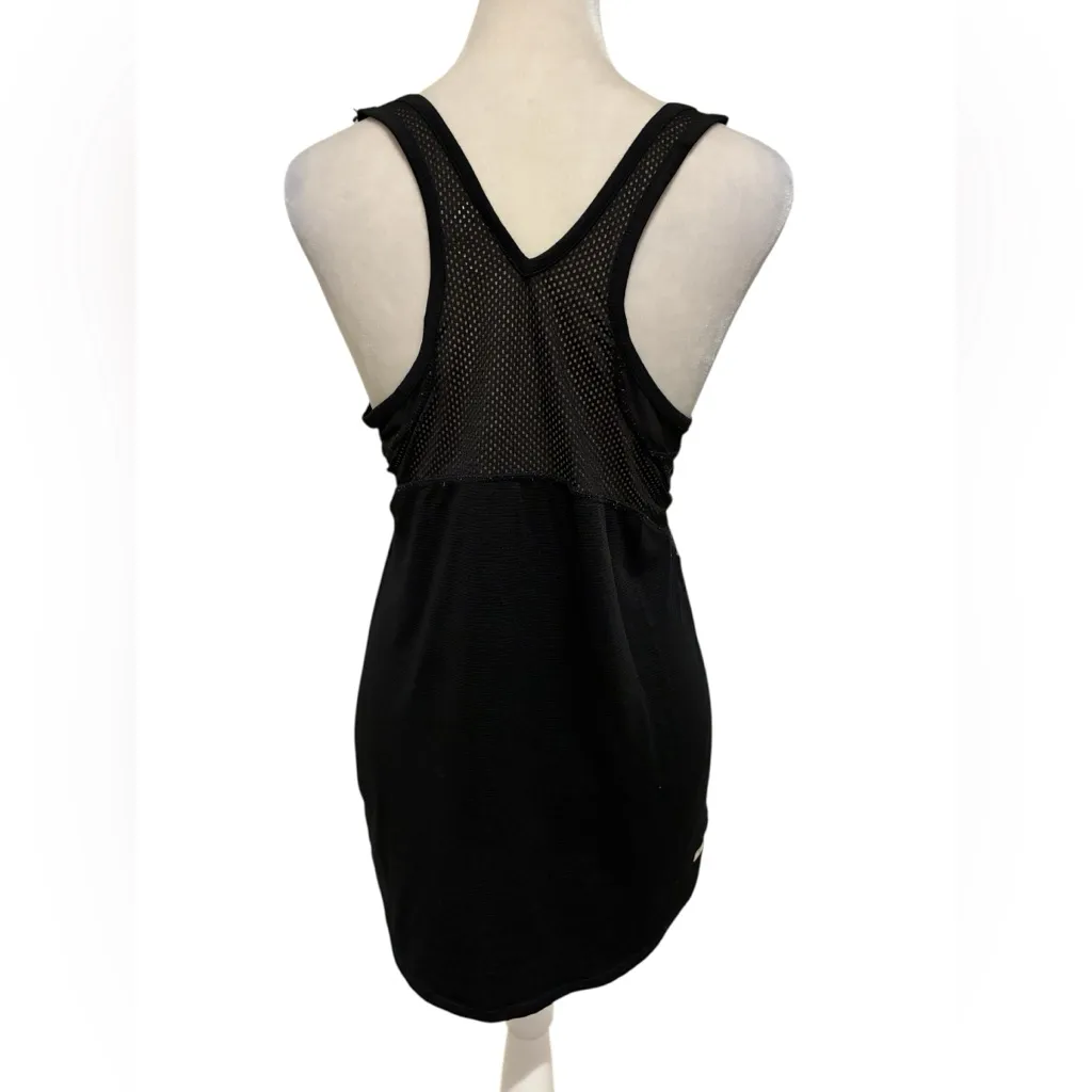 Danskin Women's Black Mesh Tank Top Size Medium - Image 8
