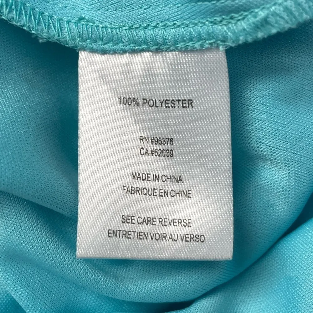 Samuel Dong Eyelet Jacket Dress in Blue‎ Size Medium Blue - Image 6