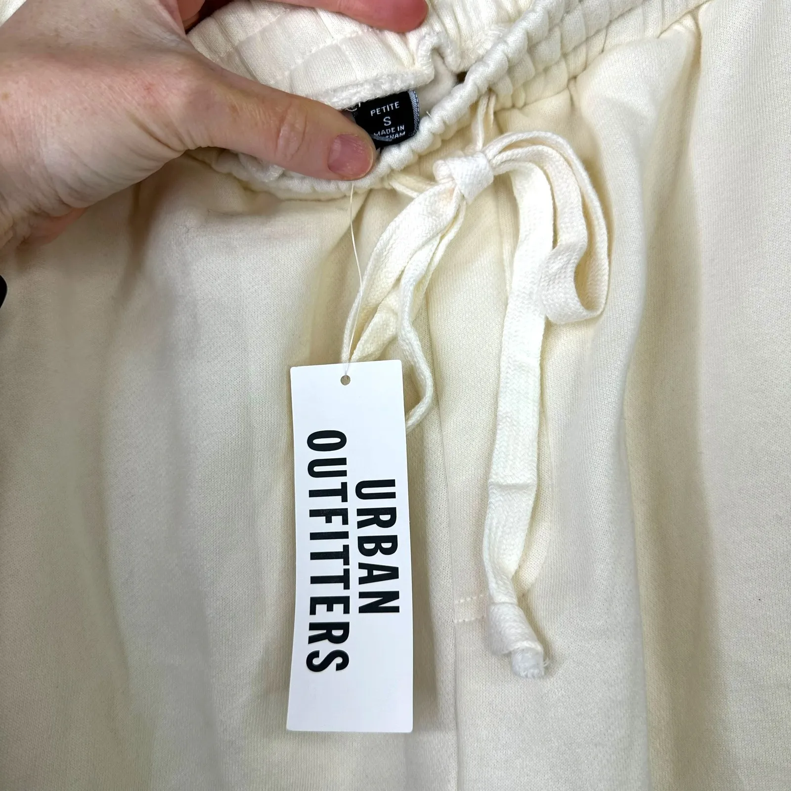 Urban Outfitters Jayden Ivory Out From Under Lace Fleece Oversized Sweatpants - Image 9