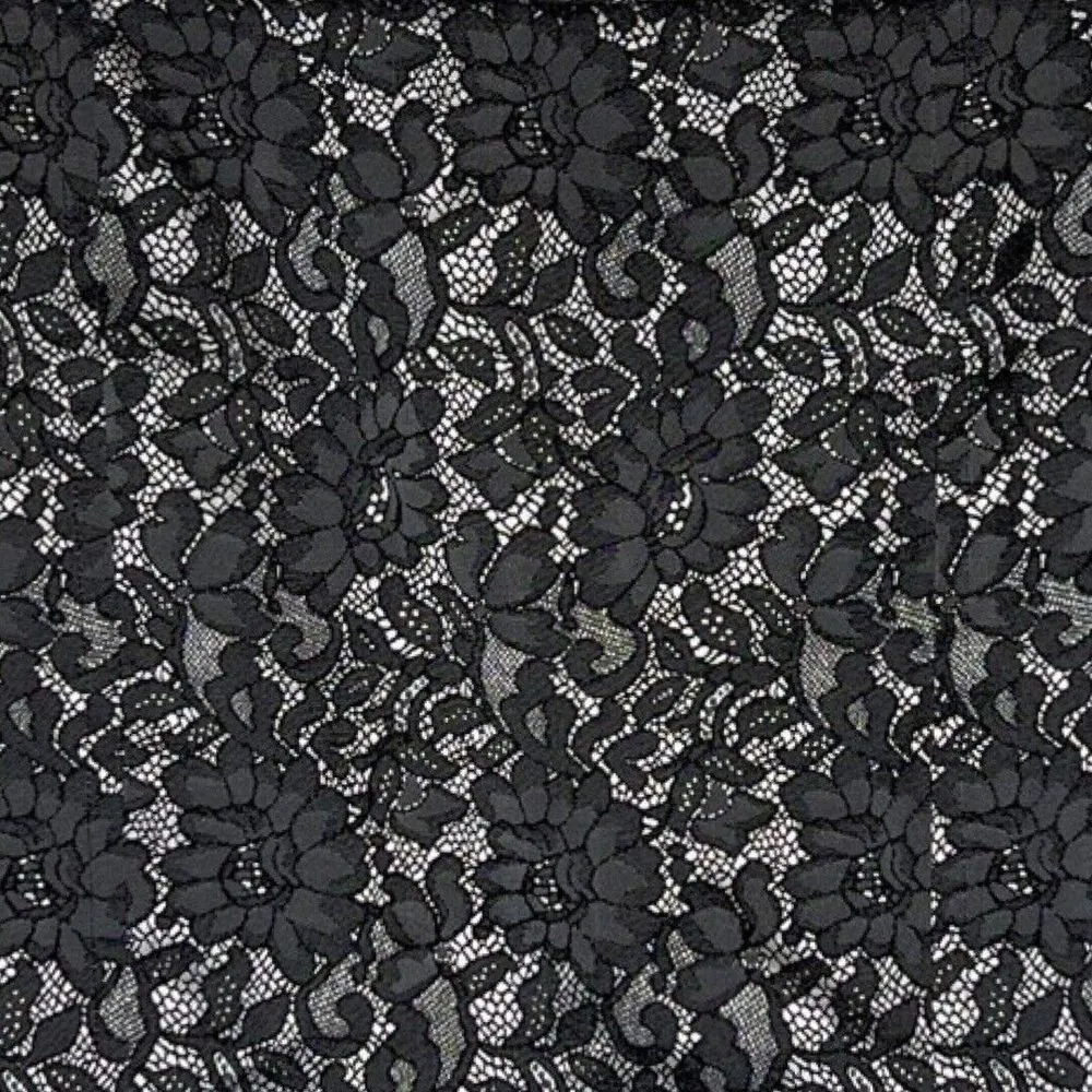 Worthington Skirt Womens 10 Petite Black Lace Print Romantic Career Party Office - Image 3