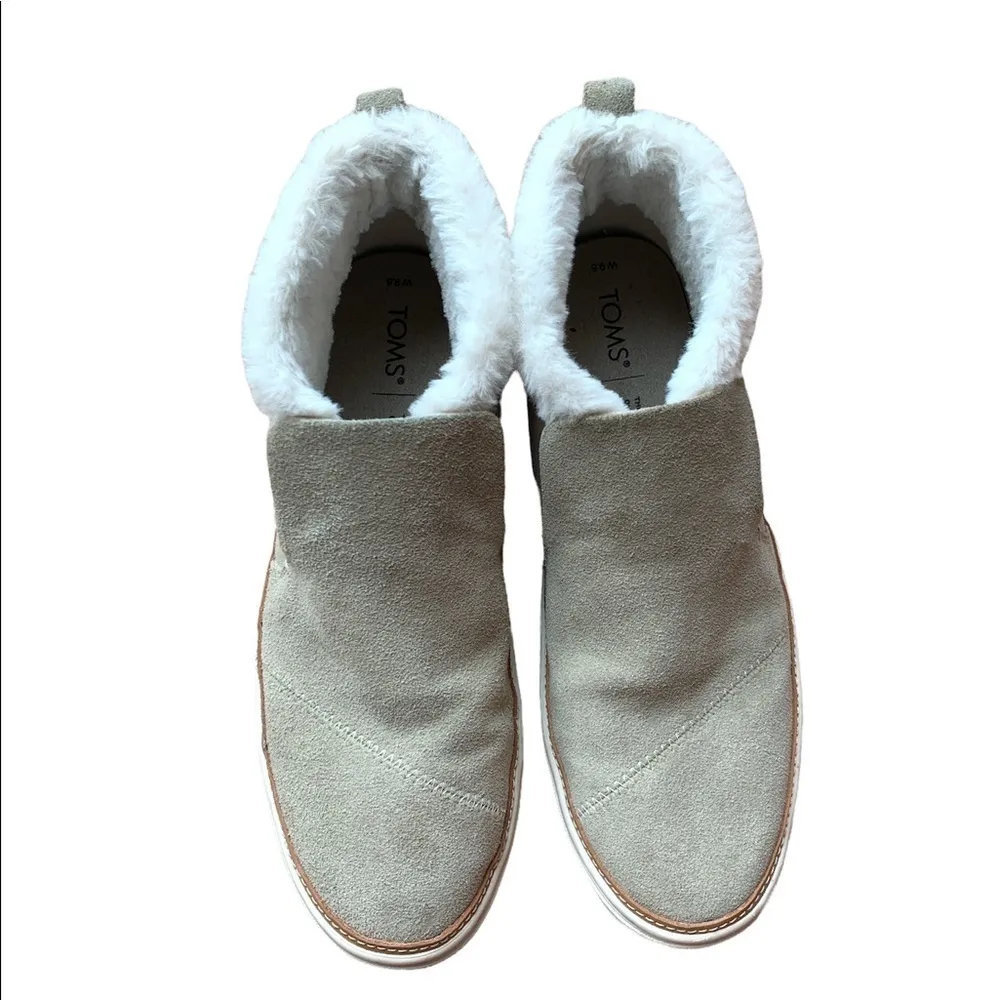 TOMS Paxton Shoes fur lined cow hide - Image 3