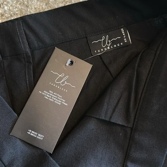 Turnblack India Linen Black Part of You High - Image 11