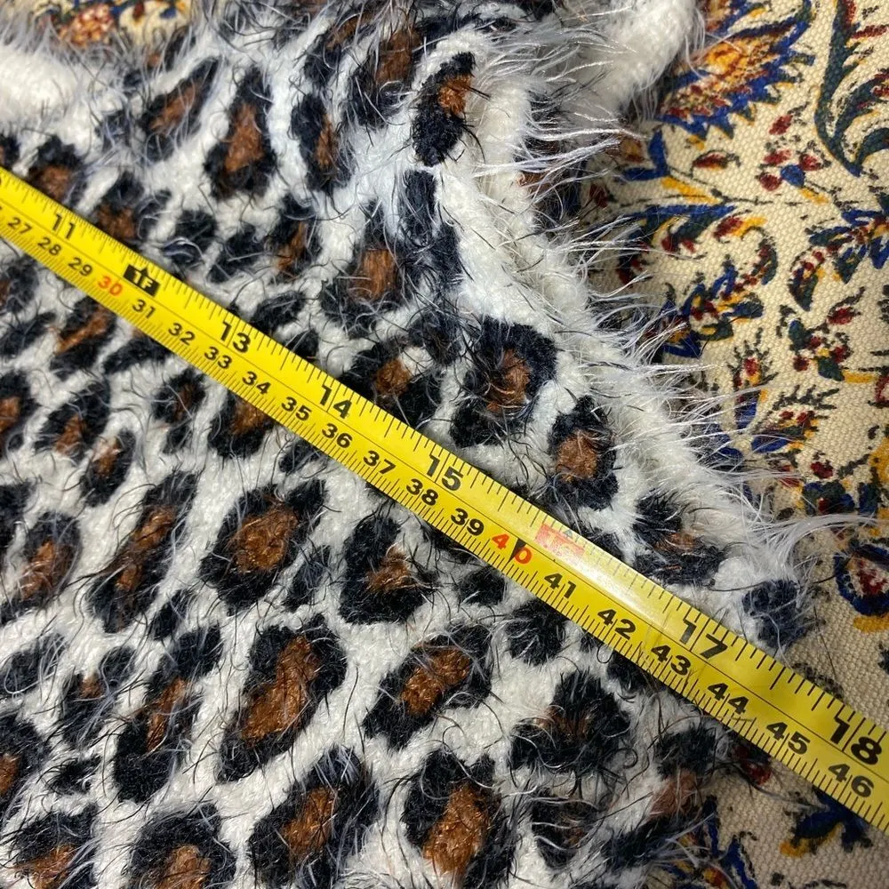 Show Me Your Mumu Ricki Fuzzy Cheetah cropped tank size Large - Image 5