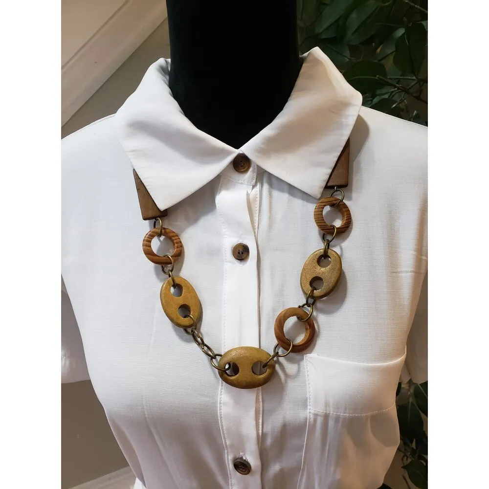 Forever 21 Shirt Dress Womens 0X White Side Pockets Belted Waist Button Front - Image 2