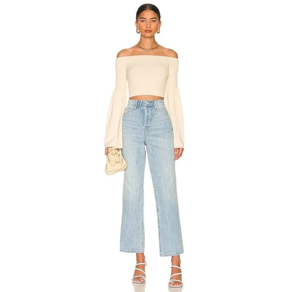 BLACK SUEDE STUDIO Cindy Sandals in White Leather 38 Womens High Heels Size 7 - Image 13