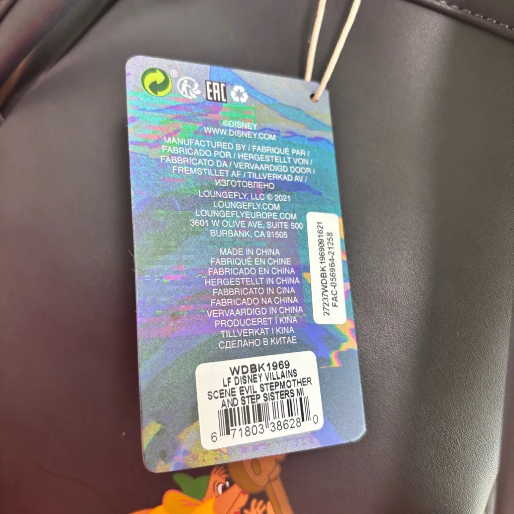 Loungefly Disney Villains Scene Evil Stepmother and Stepsisters Mini Backpack - Image 13