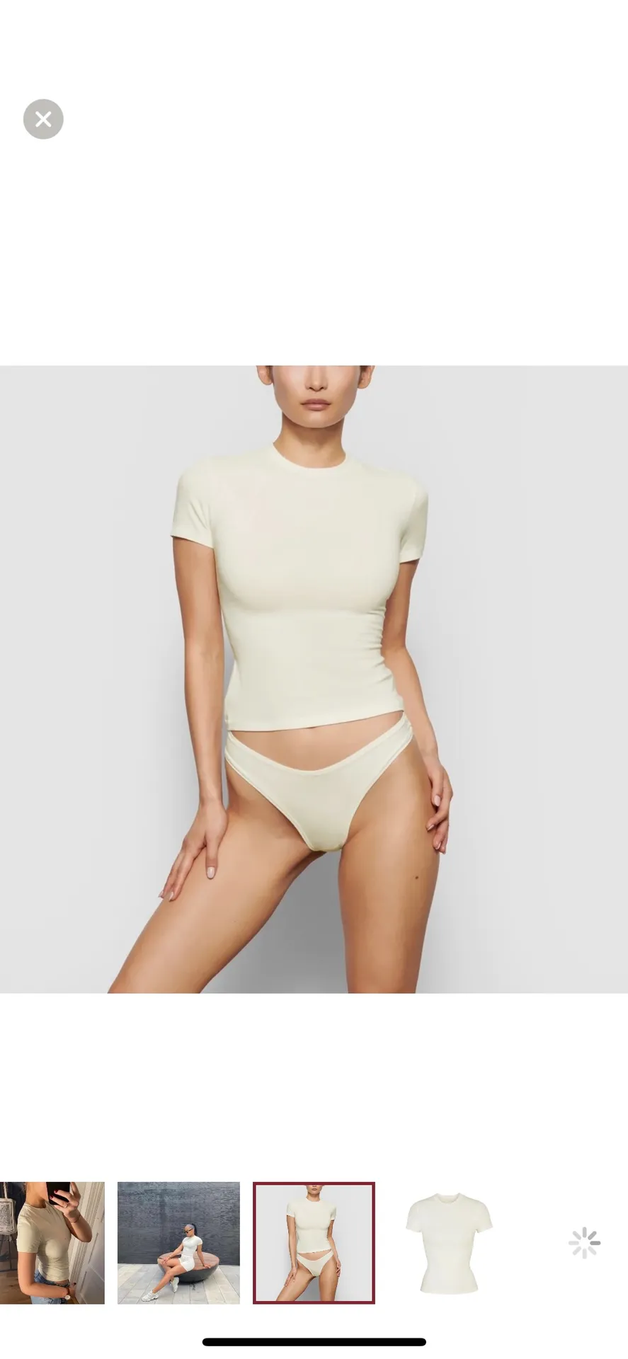 Bone Cotton TShirt M - Image 3