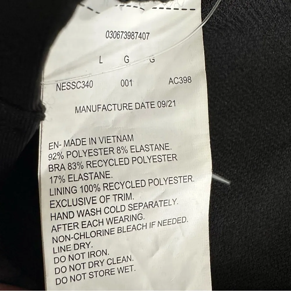 Nike Women’s Tankini Swimsuit 2 Piece Size L - Image 6