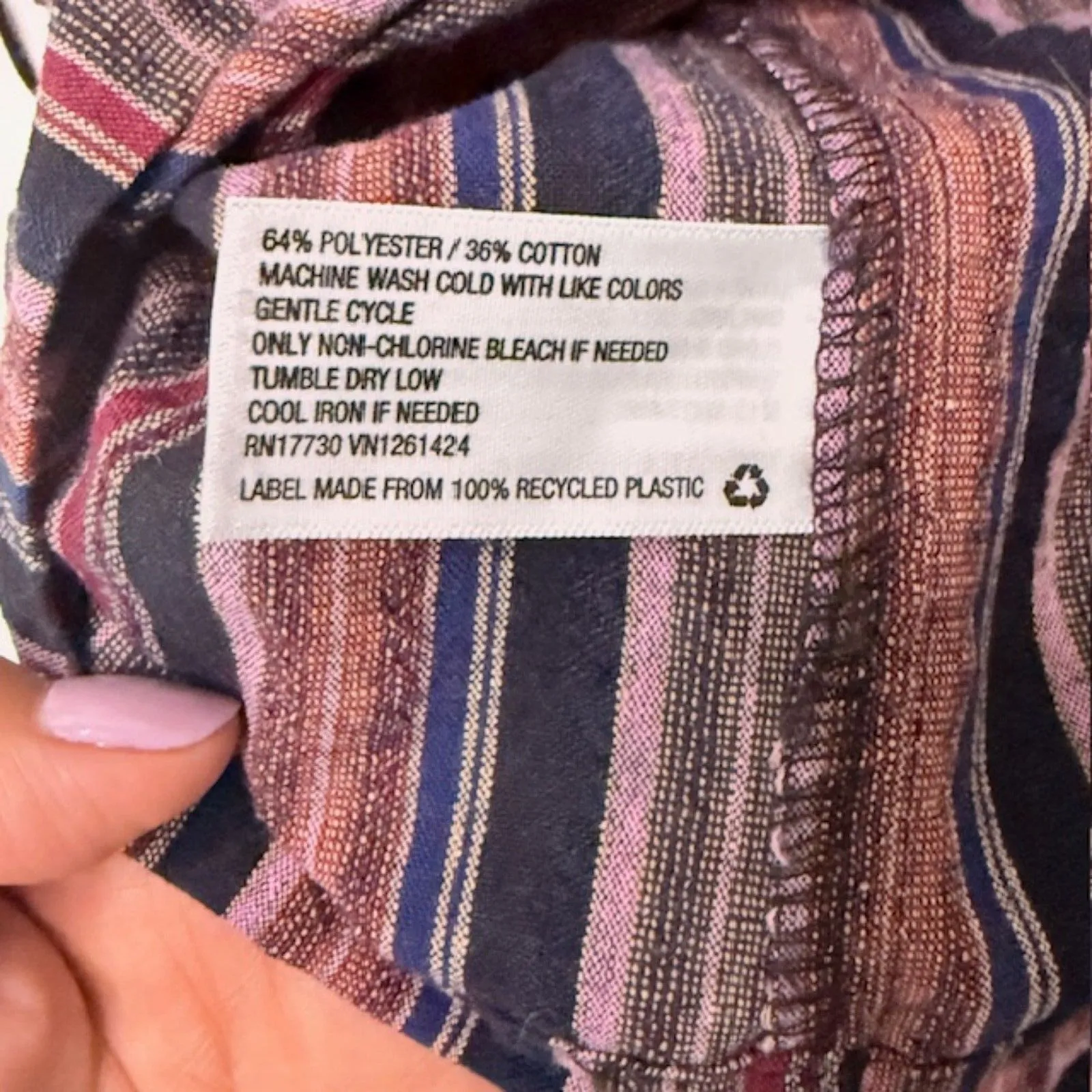 Universal Thread Striped Tie Front Trendy Comfortable Cropped Jumpsuit L - Image 12