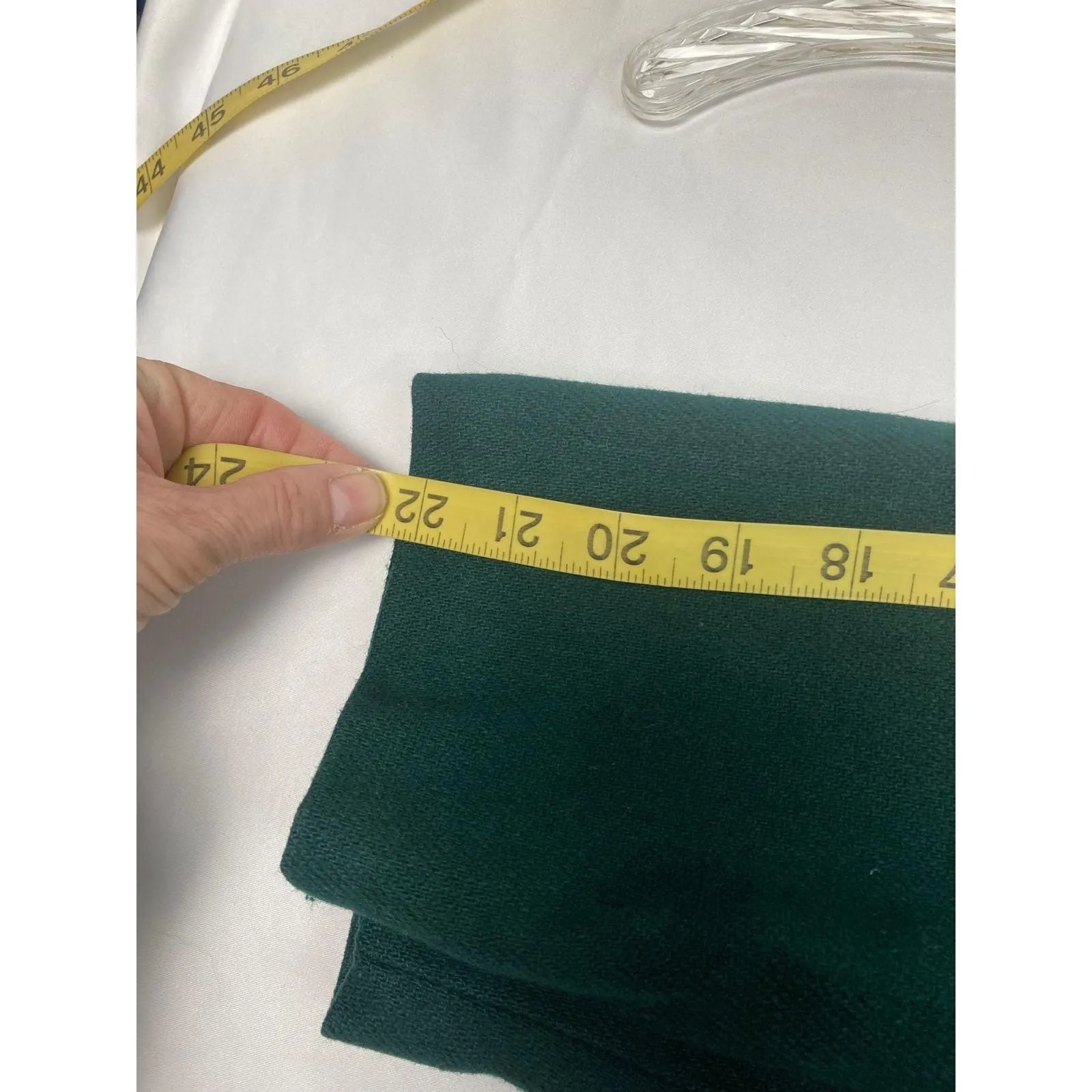 STAR C.C.C. Green Wool Blend Blazer Jacket Lined Tailored Fit Large - Image 9