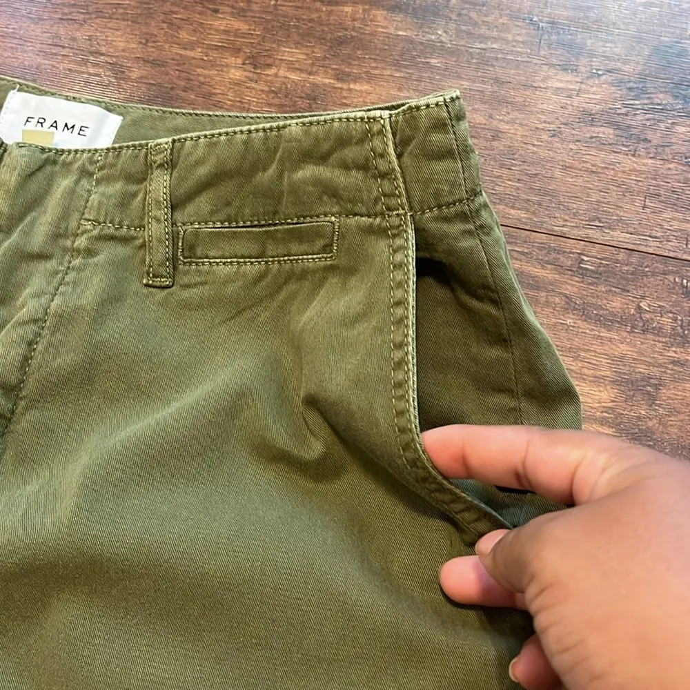 Frame Le Tomboy Trouser Shorts - Image 3