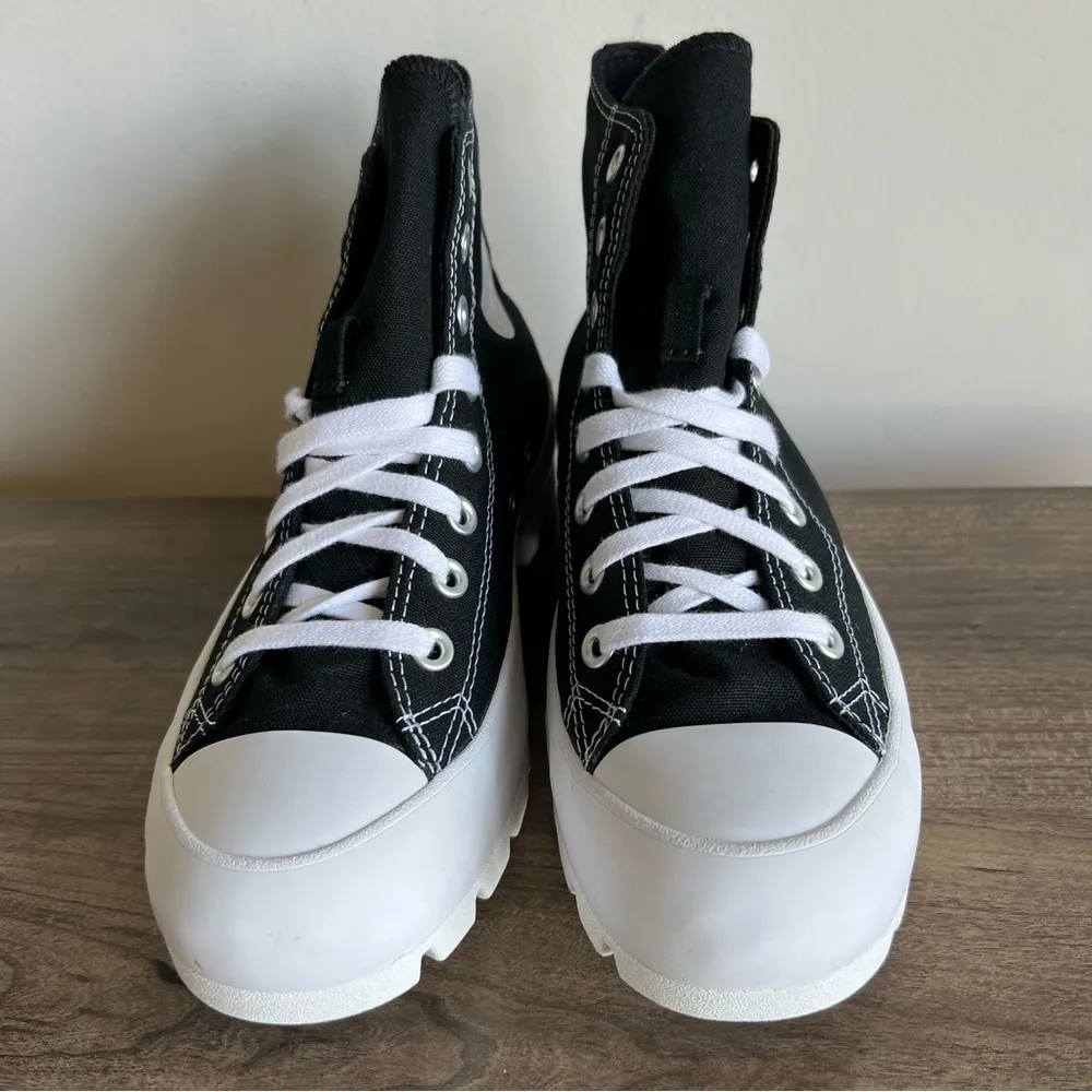 Converse Chuck Taylor All Star Lugged Hi Black Women’s Sneaker Size 9 #B1645 - Image 4