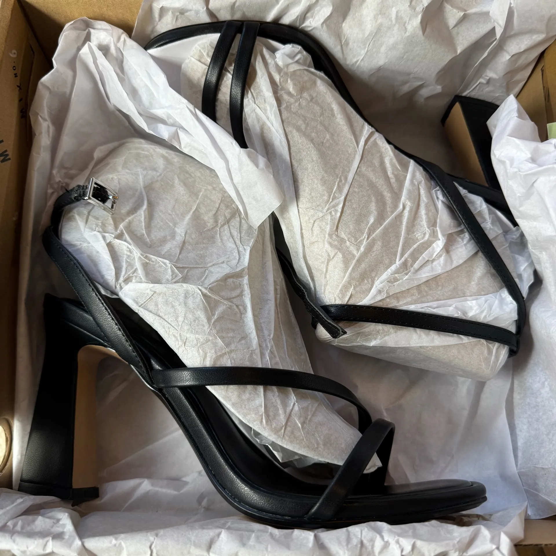 Mix No. 6 Harllow Black Block Heels – Women’s Size 9 Wide – New in Box - Image 4