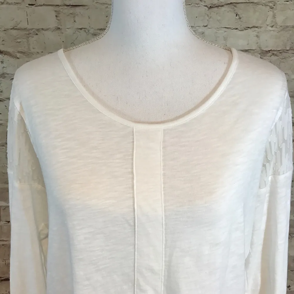 Sundance Catalog Long Sleeve Cotton White Blouse - Image 2