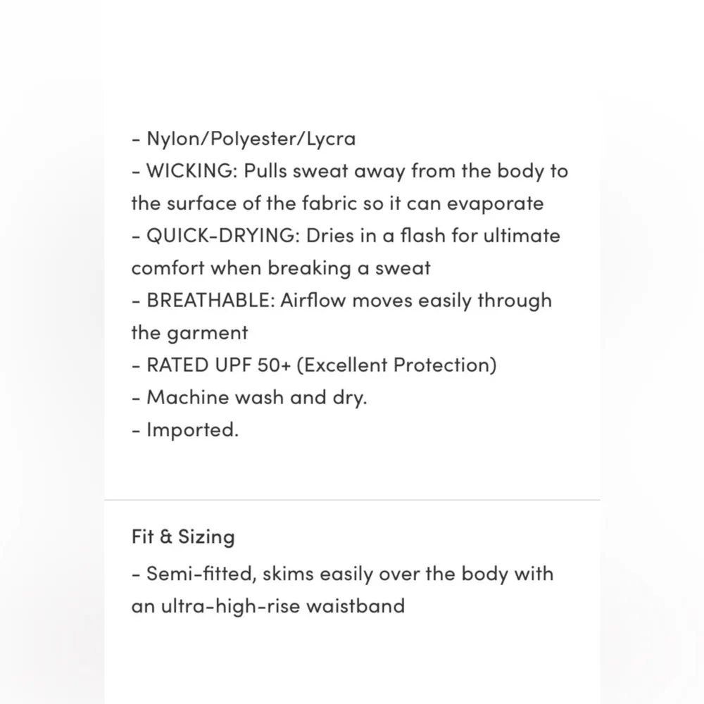 Athleta XS Elation over-the-heel tight - Image 2