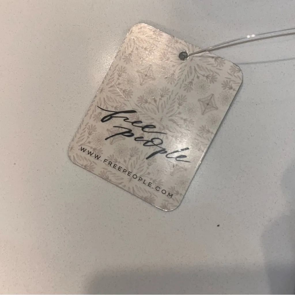 NWT Free People Hot Shot Indigo Pura S Oversized Shirt Exposed Seams - Image 8