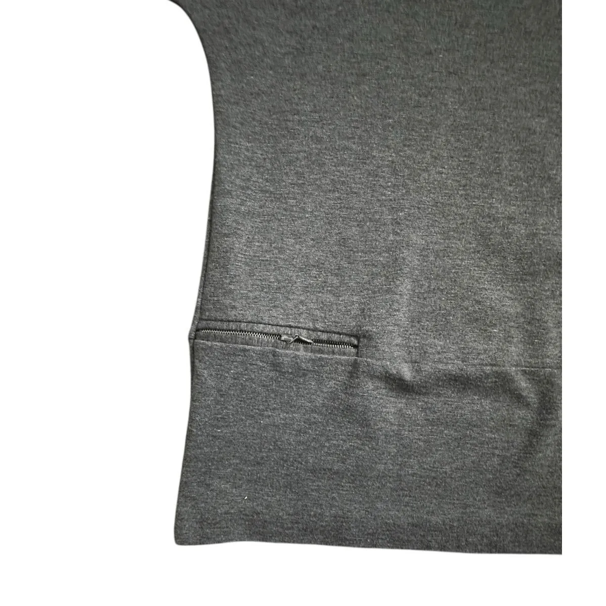 New York & Company Women's Gray Soft Touch Fleece Cowl Neck Sweater Cozy Chic - Image 4