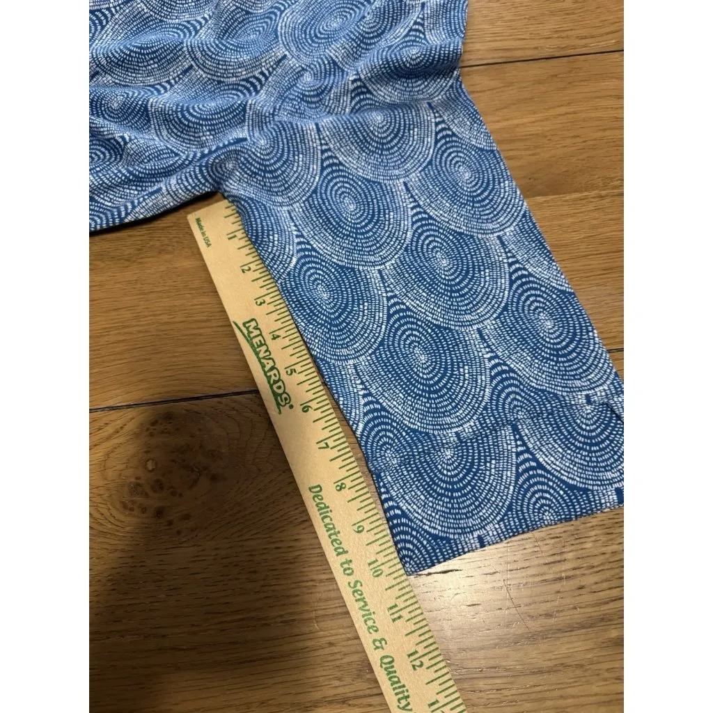 Hatley‎ Women Size XL/T GLucy Scallop Beach Wear Blue Pink 3/4 Sleeve Dress - Image 8