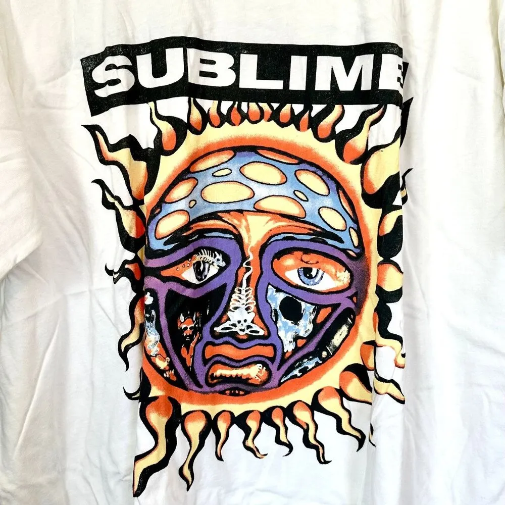 Daydreamer NEW  Sublime 40 oz to Freedom Merch Tee, Vintage White - Medium - Image 8