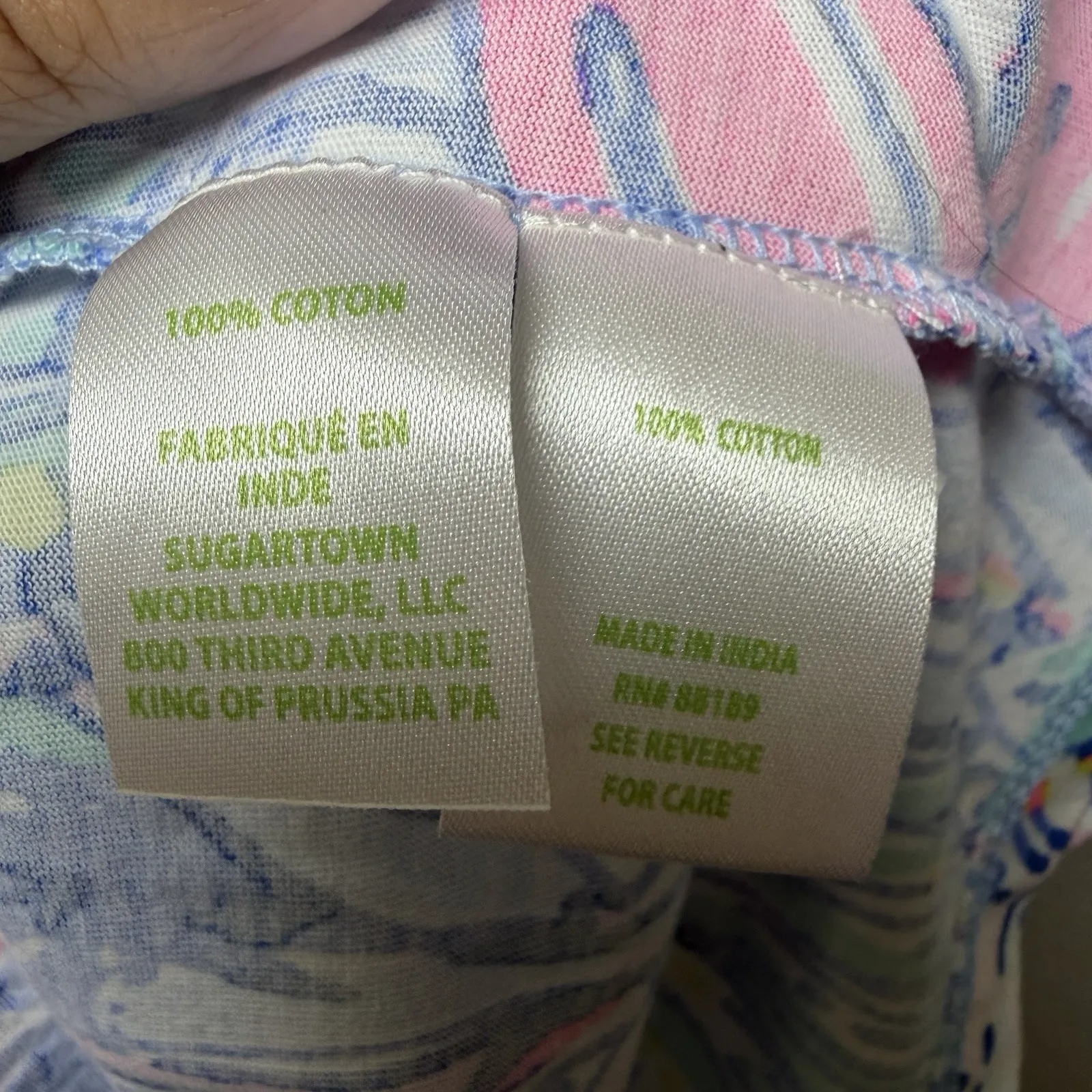 Lilly Pulitzer Womens Loro Swing Mini Dress L Pop Up Got Your Back Resort Cotton - Image 11