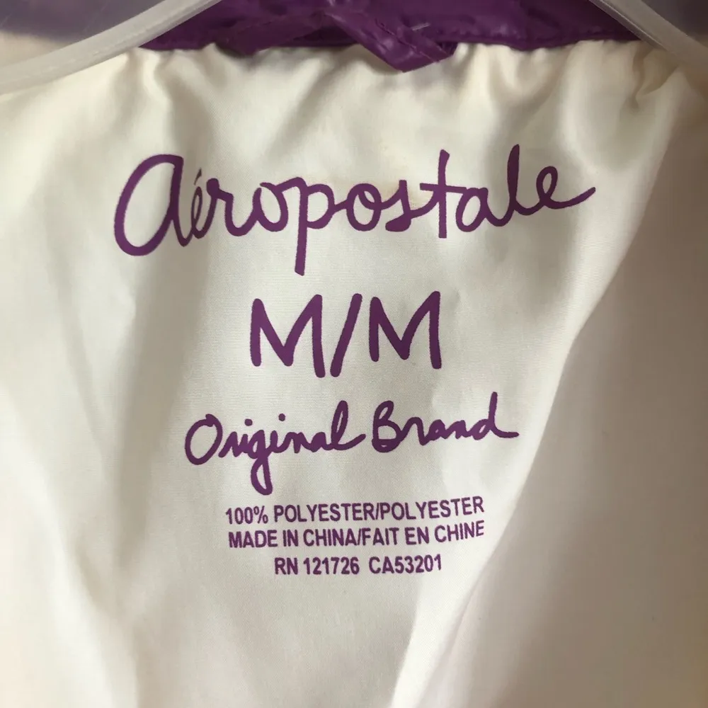 White Puffer Coat Sz M - Image 2