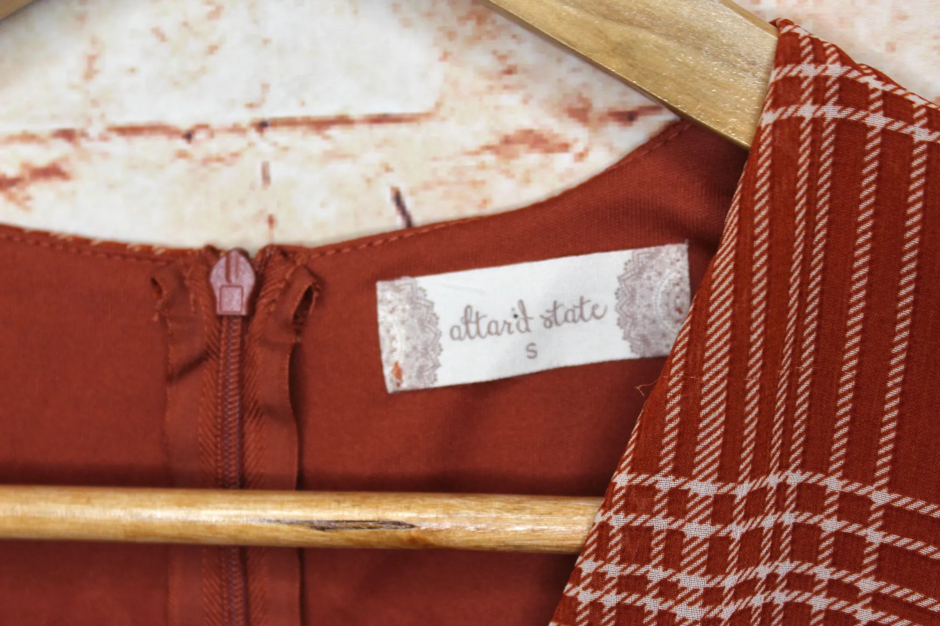 Altar’d State | Livorna plaid midi dress - Image 6