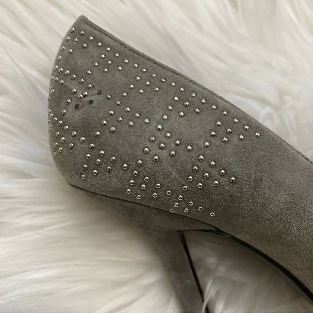 BCBGeneration Gray suede pointed toe heels - Image 6