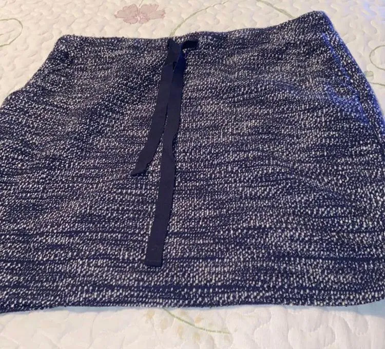 Navy Blue And White Skirt - Image 3
